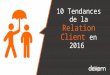 10 Tendances de la Relation Client en 2016