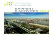 Rapport d'activités 2014 Agence de Développement Territorial (ADT)