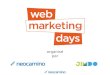 2 ateliers indispensables pour réussir avec internet! Webmarketing Days du 23 juin 2016 chez Entrelac à Annemasse