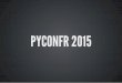 Pyconfr2015 : Marre de faire du C++ sur une Arduino ? Faites du Python avec MicroPython sur une PyBoard
