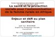 La santé et la protection sociale de la femme rurale en afrique (finale)
