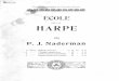Partitura das 7 sonatinas  progressivas de Naderman  op92 para harpa
