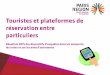 Touristes et plateformes de réservation entre particuliers - CRT Paris Île-de-France - 2015