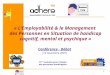 Employabilité et Management du handicap cognitif, mental et psychique