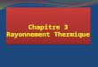 Rayonnement thermique