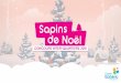 Concours inter-quartiers des Sapins de Noël - ville d’Ergué-Gabéric