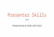 Presenter skills: Comment bien parler en tant que présentateur dans un événement