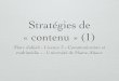 Stratégies de contenu (1)