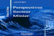 Perspectives du Secteur Minier au 4ème trimestre 2016
