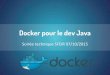 Docker pour le développement Java