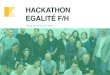 Hackathon égalité Homme - Femme