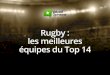 Rugby: les meilleures equipes du top 14