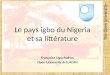 Le pays igbo et sa littérature