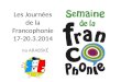 Les Journées de la Francophonie 2014