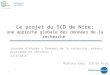 Le projet du SCD de Nice: une approche globale des données de la recherche
