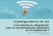 rapport synthèse de l'intégration de la révolution digitale par les entrepreneurs québécois de la génération Y