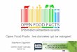 GREEN DATA 15 janv 2013 Openfoodfacts