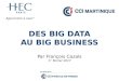 Conférence Big Data à La Martinique