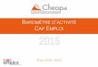 Cheops Barometre d'activite dCap emploi 2015 (19mai 2016)