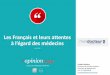 Mondocteur.fr   les français et leurs attentes à l'égard des médecins - Par OpinionWay - juin 2016