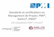 Standards et certification dans le management de projet