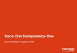 Transparency One : La (re)découverte de la chaîne d'approvisionnement