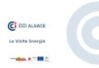 Atelier Commerce et lumière : présentation d'Alexandre Goetz, conseiller d'entreprise en énergie et efficacité énergétique à la CCI Alsace