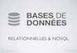 Relational databases & NoSQL databases
