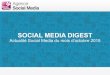 Social Media Digest édition n°18. Retour sur l'actualité des réseaux sociaux d'Octobre 2015