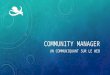 Community manager