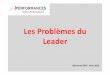 Les problèmes du leader