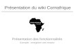 Présentation Wiki cornafrique