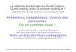 Réforme territoriale en Ile-de-France et lecture publique : Périmètres, compétences, devenir des personnels, où en sommes-nous ?
