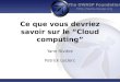 OWASP Quebec ce que vous devriez savoir sur le Cloud Computing