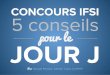 5 conseils pour réussir les concours IFSI le jour J