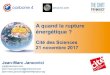 Diaporama Jancovici - Cité des Sciences - Paris - 21/11/2017