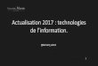 Actualités 2017 droit technos de l'information