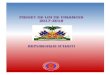 #Haiti : Projet de loi de finances 2017-2018.-