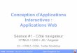 ENIB 2016 2017 - CAI Web S02E01- Côté navigateur 2/3 - HTML5, CSS3, Twitter Bootstrap