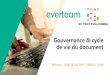 Gouvernance & cycle de vie du document avec Everteam & EI-Technologies