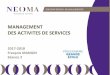 Management des services: le business model dans les services