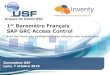 SAP GRC Access Control - usf.fr · PDF fileOrganisation du questionnaire Atelier GRC USF - 7 octobre 2015 10 QUESTIONNAIRE En ligne Diffusé aux membres du Groupe de Travail SAP GRC