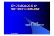 EPIDEMIOLOGIE en NUTRITION HUMAINE - phans.asso.fr partages/Journees medicales/NUTRITI… · Dr Vincent Stoffel Des grands principes zMeilleur indicateur mondial du bien-être de
