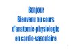 Anatomie et physiologie - IFPM45ifpm20082011.free.fr/telecharger/cardio/anatphycardio.pdf · Physiologie du cœur et de la circulation sanguine 27. Bien qu’il forme un ... lymphatiques