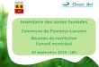 Commune de Ploneour-Lanvern Réunion de restitution · PDF fileexhaustive possible sur les zones humides en respectant : ... –tourbières, annexes fluviales, marais, prairies Des