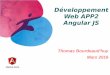 Développement Web APP2 Angular JSresearchers.lille.inria.fr/~yabouzid/cours4.pdf · Développement Web APP2 2015-2016 4 Intérêt Un grand nombre d’actions effectuées sur le serveur