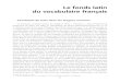 Le fonds latin du vocabulaire français - Les Éditions de ... · PDF fileLe fonds Latin du vocabulaire français 19 Force est de constater que sur bien des points, le français a