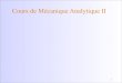 Cours de Mécanique Analytique II - ORBi: Home · PDF file2 Cours de Mécanique Analytique (J. Surdej, Institut d’Astrophysique et de Géophysique, ULg, jsurdej@ulg.ac.be) • 3ème