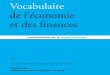 Vocabulaire de l’économie et des financesacademie-francaise.fr/sites/academie-francaise.fr/files/economie... · Vocabulaire de l’économie et des finances Enrichissement de la