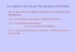 La relation Structure Dynamique Fonctions - lism.cnrs-mrs.frlism.cnrs-mrs.fr/JS_files/Page_JP/MM/pdf/MM1RelationStructDynFonct... · La relation Structure Dynamique Fonctions 